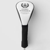 Gepersonaliseerd Modern Law School Afstuderen Golfheadcover (Voorkant)