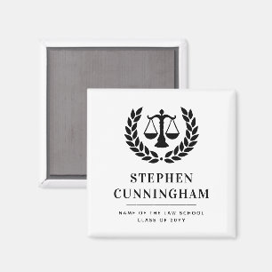 Gepersonaliseerd Modern Law School Afstuderen Magneet