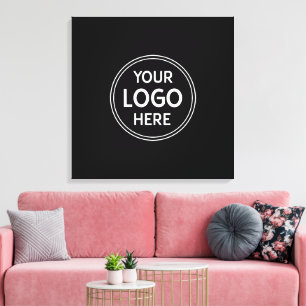 Gepersonaliseerd, Modern, Stijlvol, Monochroom, QR Canvas Afdruk