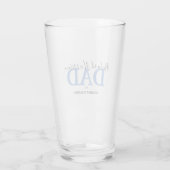 Gepersonaliseerd moderne fotobier glas (Achterkant)