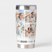 Gepersonaliseerd Moeder Foto Collage Moederdag Cad Geïsoleerde Drinkbeker (Voorkant)