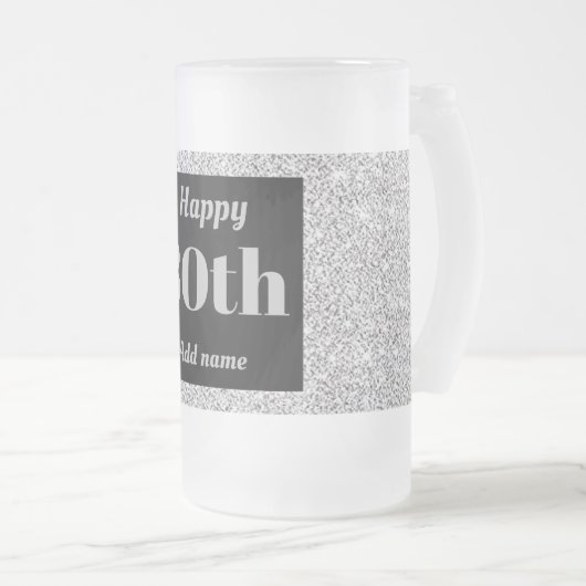 gepersonaliseerd mok cadeau voor verjaardagsglas (Voorkant rechts)