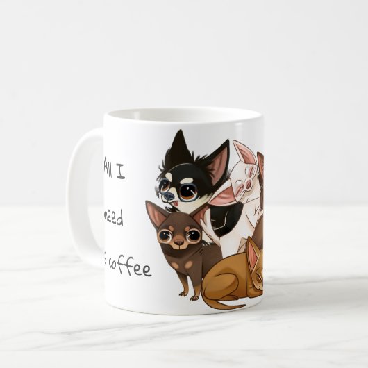 Gepersonaliseerd Mok Chihuahua (Voorkant links)