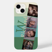 Gepersonaliseerd Monogram 5 kleur Groen w / Afbeel