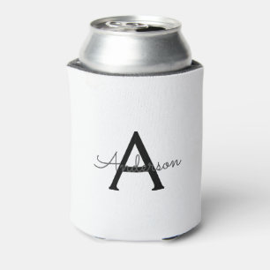gepersonaliseerd monogram blikjeskoeler