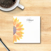 Gepersonaliseerd monogram bloemig post-it® notes