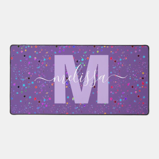 Gepersonaliseerd monogram bureaumat (Voorkant)