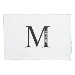 Gepersonaliseerd monogram en Hoesje van de Naam Pi Kussensloop