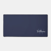 Gepersonaliseerd monogram en naam bureaumat (Voorkant)