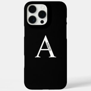 Gepersonaliseerd monogram en naam iPhone 16 pro max hoesje