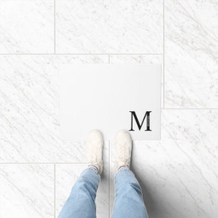 Gepersonaliseerd monogram en naam Doormat Deurmat