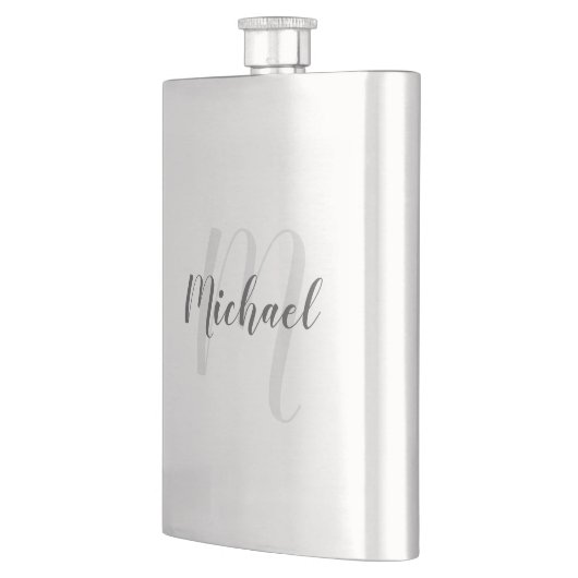 Gepersonaliseerd monogram en naam flacon (Links)