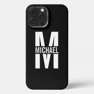 Gepersonaliseerd monogram en naam iPhone 13 pro max hoesje