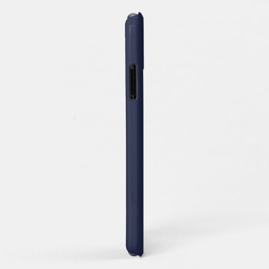 Gepersonaliseerd monogram en naam marineblauw Case-Mate iPhone case (Achterkant/rechts)