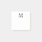 Gepersonaliseerd monogram en naam post-it® notes (Voorkant)