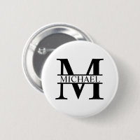 Gepersonaliseerd monogram en naam