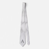 Gepersonaliseerd monogram en naam Stropdas (Voorkant)