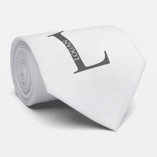 Gepersonaliseerd monogram en naam Stropdas