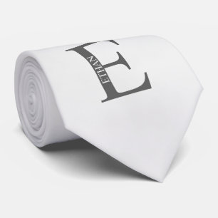 Gepersonaliseerd monogram en naam Stropdas