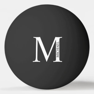 Gepersonaliseerd monogram en naamspeld pingpongballen