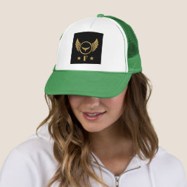 Gepersonaliseerd Monogram "F" design Petten-Petten Trucker Pet