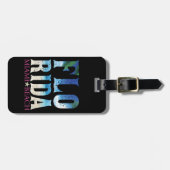Gepersonaliseerd Monogram Florida, Miami Beach Bagagelabel (Voorkant horizontaal)