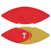 Gepersonaliseerd monogram Football (Panelen)