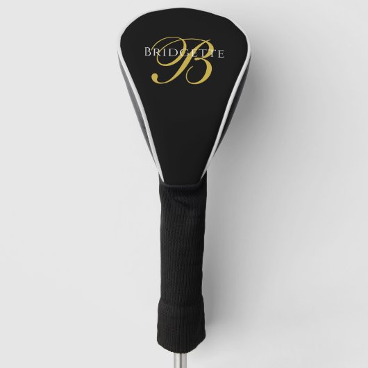 Gepersonaliseerd Monogram Golf Head-Hoesje Golfheadcover (Voorkant)