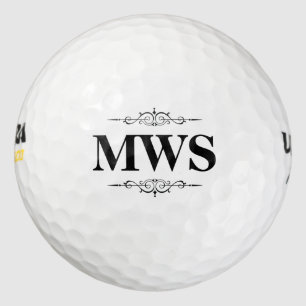 Gepersonaliseerd monogram golfballen