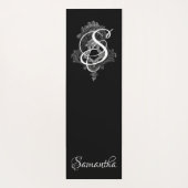 Gepersonaliseerd monogram Initiaal Yogamat (Achterkant)