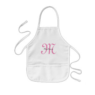 Gepersonaliseerd monogram kind - Kinder pron Schort