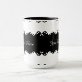 Gepersonaliseerd monogram mok (Midden)