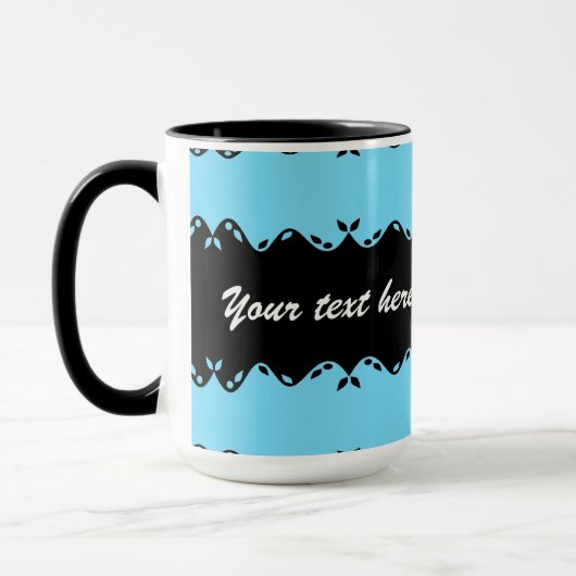 Gepersonaliseerd monogram mok (Links)