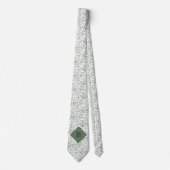 Gepersonaliseerd monogram Natuur Fern Leaf Pattern Stropdas (Voorkant)