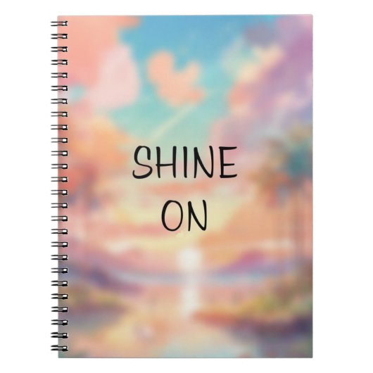 "Gepersonaliseerd Monogram Notitieboek (Voorkant)