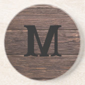 Gepersonaliseerd Monogram Onderzetter (Voorkant)