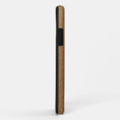 Gepersonaliseerd Monogram op nep hout Case-Mate iPhone Case (Achterkant/rechts)