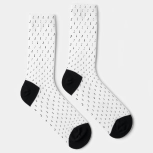 Gepersonaliseerd monogram patroon sokken