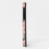 Gepersonaliseerd monogram roze parrot Case-Mate iPhone case (Achterkant/links)
