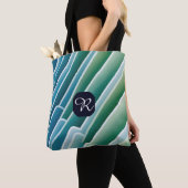 Gepersonaliseerd monogram schouder Tas – Abstract (Dichtbij)