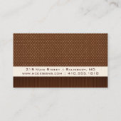 Gepersonaliseerd Monogram Visitekaartjes (Achterkant)