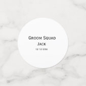 gepersonaliseerd monogram voeg jouw naam bruiloft confetti (Kleine voorkant)