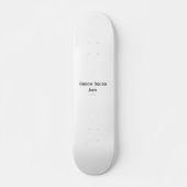 gepersonaliseerd monogram voeg jouw naam bruiloft  skateboard (Voorkant)