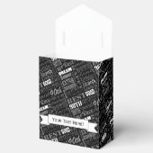 Gepersonaliseerd monogram voor 90e verjaardag van bedankdoosjes (Geopend)