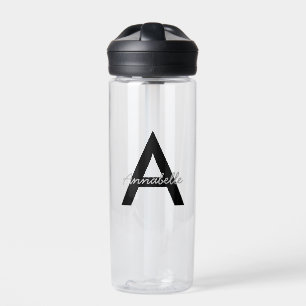 Gepersonaliseerd monogram voor Typografie Waterfles