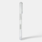 Gepersonaliseerd monogram witte en grijze marmer Case-Mate iPhone case (Achterkant / Rechts)