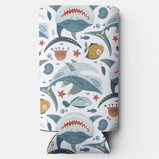 Gepersonaliseerd monogrammed Shark Fun (Achterkant)