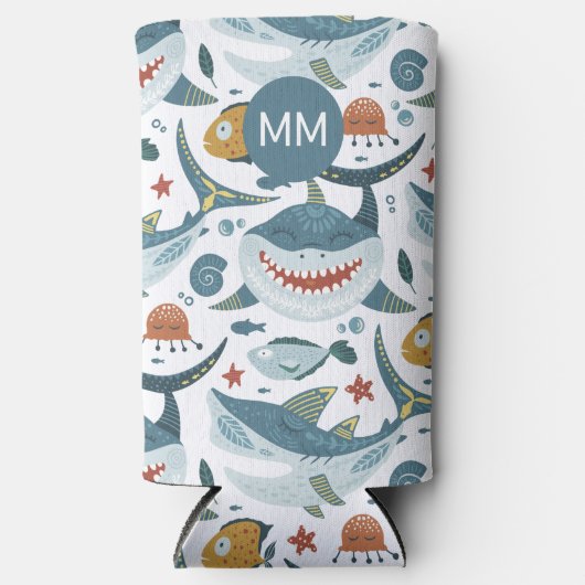 Gepersonaliseerd monogrammed Shark Fun (Voorkant)