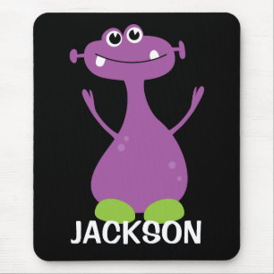 Gepersonaliseerd monster Mousepad voor kinderen Muismat