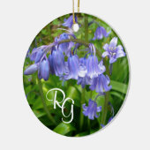 Gepersonaliseerd mooie Bluebell Keramisch Ornament (Links)